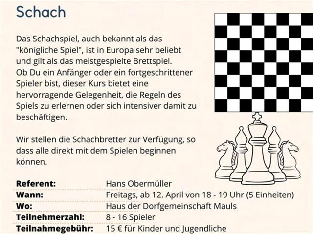 Schach 